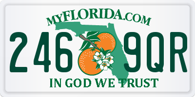 FL license plate 2469QR