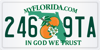 FL license plate 2469TA
