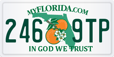 FL license plate 2469TP