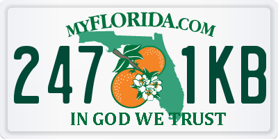 FL license plate 2471KB