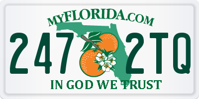 FL license plate 2472TQ