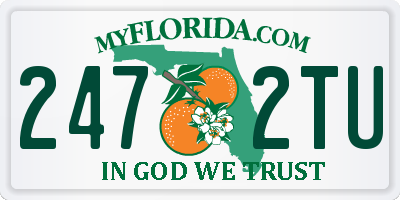 FL license plate 2472TU
