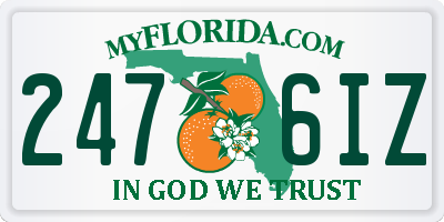 FL license plate 2476IZ
