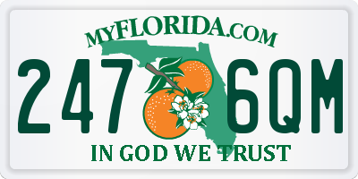 FL license plate 2476QM