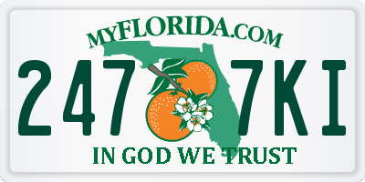 FL license plate 2477KI