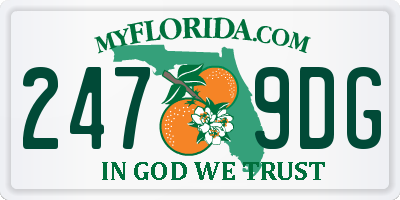 FL license plate 2479DG
