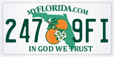 FL license plate 2479FI