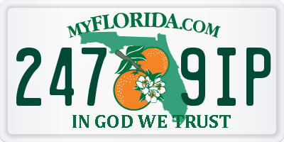 FL license plate 2479IP