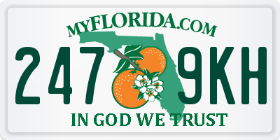 FL license plate 2479KH