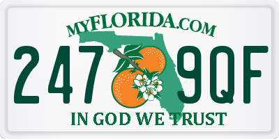 FL license plate 2479QF