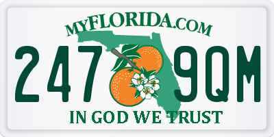 FL license plate 2479QM