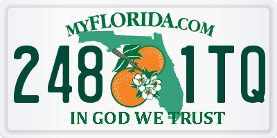 FL license plate 2481TQ