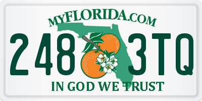 FL license plate 2483TQ