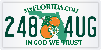 FL license plate 2484UG