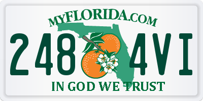 FL license plate 2484VI