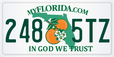 FL license plate 2485TZ