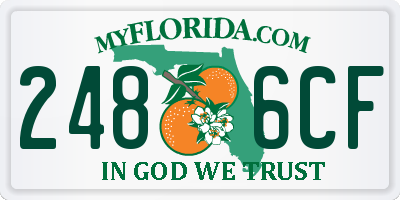 FL license plate 2486CF