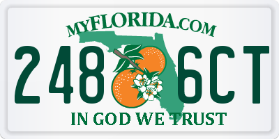 FL license plate 2486CT