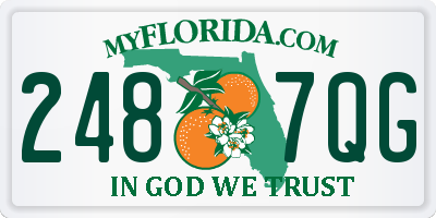 FL license plate 2487QG