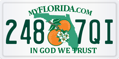 FL license plate 2487QI