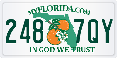 FL license plate 2487QY