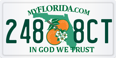 FL license plate 2488CT