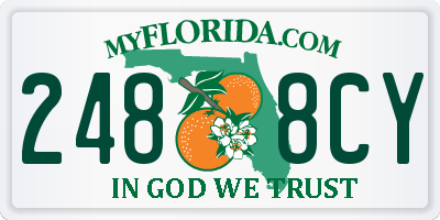FL license plate 2488CY