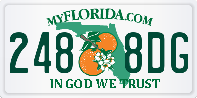 FL license plate 2488DG