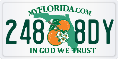 FL license plate 2488DY