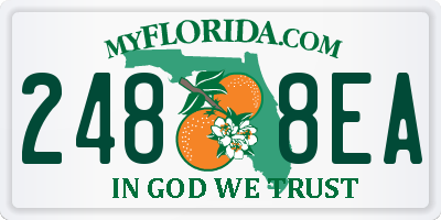 FL license plate 2488EA