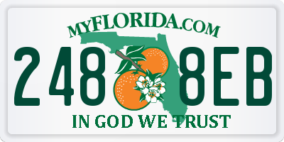 FL license plate 2488EB