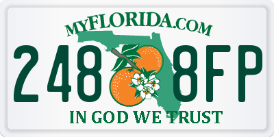 FL license plate 2488FP