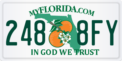 FL license plate 2488FY