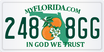 FL license plate 2488GG