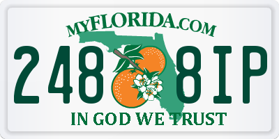 FL license plate 2488IP