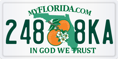 FL license plate 2488KA
