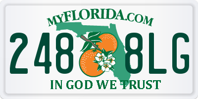 FL license plate 2488LG