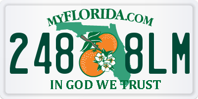FL license plate 2488LM