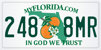 FL license plate 2488MR
