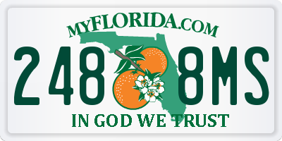 FL license plate 2488MS