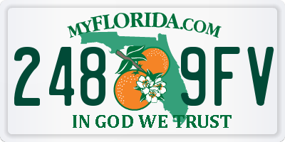 FL license plate 2489FV