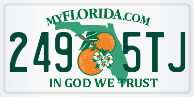 FL license plate 2495TJ