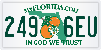 FL license plate 2496EU