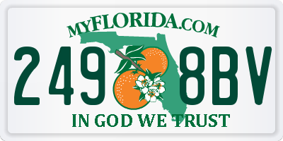 FL license plate 2498BV