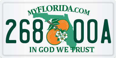 FL license plate 2680OA