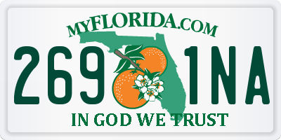 FL license plate 2691NA