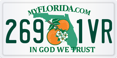 FL license plate 2691VR