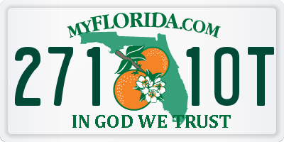 FL license plate 2711OT