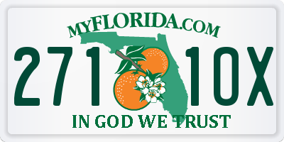 FL license plate 2711OX