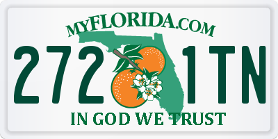 FL license plate 2721TN